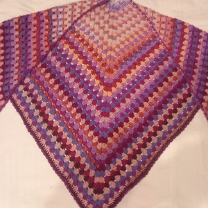 Horgolt vállkendő   - ruha & divat - sál, sapka, kendő - vállkendő - Meska.hu