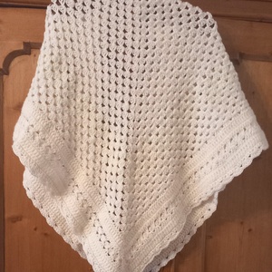 Horgolt vállkendő   - ruha & divat - sál, sapka, kendő - vállkendő - Meska.hu