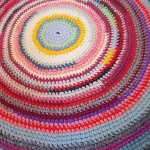   Szőnyeg Horgolt  kerek  - otthon & életmód - lakástextil - szőnyeg - horgolt szőnyeg - Meska.hu