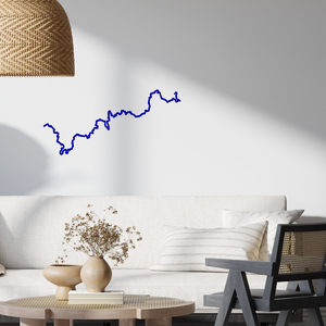  Cityline - Kéktúra városkép, fali dekoráció, Otthon & Életmód, Dekoráció, Fali és függő dekoráció, Falra akasztható dekor, Famegmunkálás, MESKA