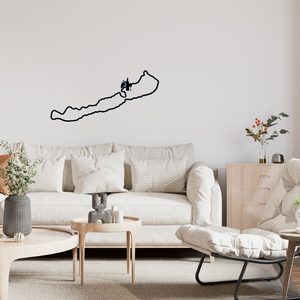  Cityline - Balaton borozás városkép, fali dekoráció, Otthon & Életmód, Dekoráció, Fali és függő dekoráció, Falra akasztható dekor, Famegmunkálás, MESKA