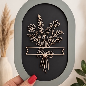 Mama virágcsokor - egyedi névvel is kérhető - Meska.hu