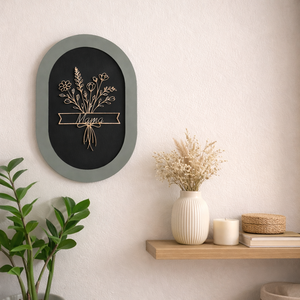 Mama virágcsokor - egyedi névvel is kérhető - otthon & életmód - dekoráció - kép & falikép - fából készült kép - Meska.hu