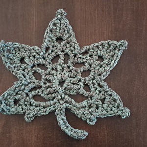 Horgolt őszi asztaldísz - Meska.hu