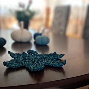 Horgolt őszi asztaldísz - Meska.hu