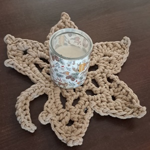 Horgolt őszi asztaldísz - otthon & életmód - dekoráció - asztal és polc dekoráció - horgolt & csipketerítő - Meska.hu