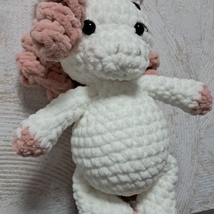 Horgolt unikornis - játék & sport - plüssállat & játékfigura - unikornis - Meska.hu