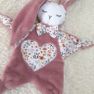 Virágos wellsoft szundinyuszi - játék & sport - 3 éves kor alattiaknak - alvóka & rongyi - Meska.hu