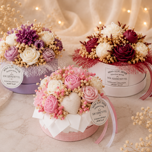 Szójaviasz dekoráció/virágbox - Egyedi rendelésre - Meska.hu