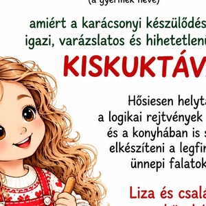 Liza karácsonyi foglalkoztatója - PDF munkafüzet - művészet - grafika & illusztráció - digitális - Meska.hu