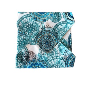 Újraszalvéta, szendvics csomagoló, kék mandala mintás , Táska & Tok, Uzsonna- & Ebéd tartó, Szendvics csomagoló, Varrás, MESKA