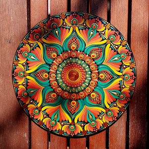 Őszies hangulatú kis mandala, Otthon & Életmód, Dekoráció, Spiritualitás, Mandala, Festészet, MESKA