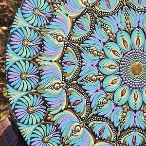 45 cm-es  Mystic Fairy mandala - otthon & életmód - dekoráció - spiritualitás - mandala - Meska.hu