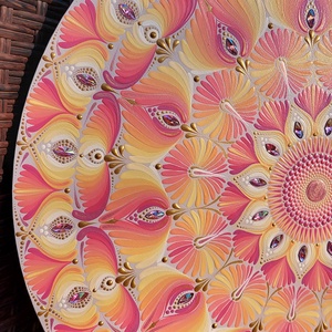 45 cm-es  Bright sunshine mandala - otthon & életmód - dekoráció - spiritualitás - mandala - Meska.hu