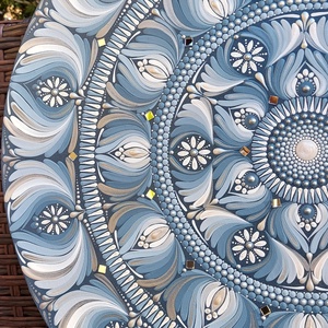 45 cm-es Télies-jeges mandala - otthon & életmód - dekoráció - spiritualitás - mandala - Meska.hu