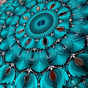 50 cm-es  türkíz zöld  színátmenetes mandala - otthon & életmód - dekoráció - spiritualitás - mandala - Meska.hu 50 cm-es  türkíz zöld  színátmenetes mandala - otthon & életmód - dekoráció - spiritualitás - mandala - Meska.hu