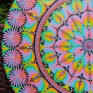 55 cm-es mandala lágy szivárvány színekkel - otthon & életmód - dekoráció - spiritualitás - mandala - Meska.hu 55 cm-es mandala lágy szivárvány színekkel - otthon & életmód - dekoráció - spiritualitás - mandala - Meska.hu