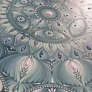 55 cm-es mandala pasztelzöldes színátmenettel - otthon & életmód - dekoráció - spiritualitás - mandala - Meska.hu 55 cm-es mandala pasztelzöldes színátmenettel - otthon & életmód - dekoráció - spiritualitás - mandala - Meska.hu