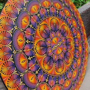 60 cm-es Sunset mandala  - otthon & életmód - dekoráció - spiritualitás - mandala - Meska.hu 60 cm-es Sunset mandala  - otthon & életmód - dekoráció - spiritualitás - mandala - Meska.hu