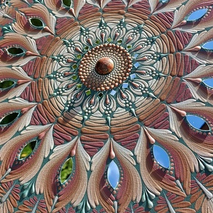 38 cm-es Őszi hangulatú mandala - otthon & életmód - dekoráció - spiritualitás - mandala - Meska.hu 38 cm-es Őszi hangulatú mandala - otthon & életmód - dekoráció - spiritualitás - mandala - Meska.hu