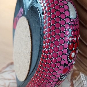 10 cm-es valentin-nap ihlette szív alakú mandalakő - otthon & életmód - dekoráció - spiritualitás - mandala - Meska.hu