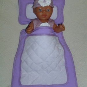 Steppelt takaró párnával 43-48 cm-es játék babákhoz -  - Meska.hu
