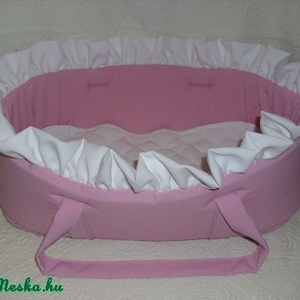 Fodros mózeskosár 40-48 cm-es játék babához -  - Meska.hu