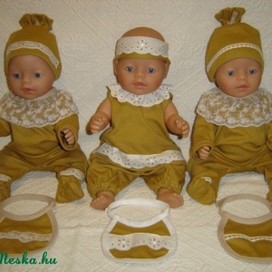 Babaruha készlet Baby born babára 5 féle -  - Meska.hu