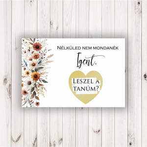 Kaparós képeslap felkérésekhez, tanú felkérésére, koszorúslány felkérésére, keresztszülő felkérésére - Meska.hu