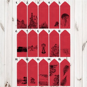 Kaparós képeslap, utazás, beszállókártya, ajándék átadás, élményajándék, repülőjegy, repjegy - karácsony - karácsonyi ajándékozás - karácsonyi képeslap, üdvözlőlap, ajándékkísérő - Meska.hu