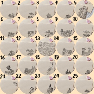 Kutya témájú sorsjegy, kiskutya, ajándék, viaszpecséttel zárható borítékkal, egyedi - otthon & életmód - papír, írószer - Meska.hu