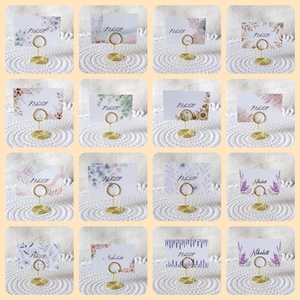 Zöld növényes esküvői ültető kártya, névkártya, névtábla, vendég kártya, asztalkártya, egyedi ültető, esküvői kellék - esküvő - meghívó & kártya - ültetési rend - Meska.hu