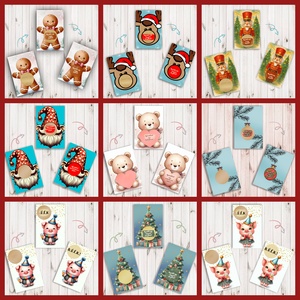 Kaparós kártyák egyedi felirattal a vevőidnek, vendégeidnek, vendégajándék, kollégáknak, kupon, kaparós sorsjegy - karácsony - karácsonyi ajándékozás - karácsonyi képeslap, üdvözlőlap, ajándékkísérő - Meska.hu