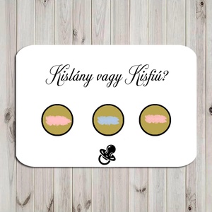 Kisfiú vagy kislány születik? Gender Reveal kaparós kártya, babaváró, babaváró buli, gender reveal party, Baba - mama, Babaemlékek, Bababejelentők, Fotó, grafika, rajz, illusztráció, MESKA