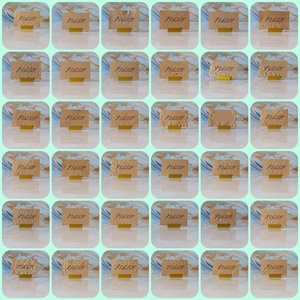 Dombornyomott, esküvői, puzzle mintás ültetőkártya, névtábla, ültetőkártya, domborított, kirakó, puzzle - esküvő - meghívó & kártya - ültetési rend - Meska.hu