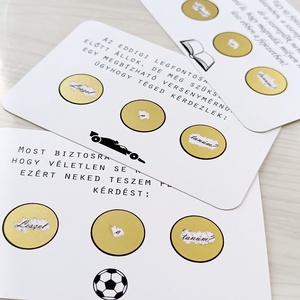 Kaparós képeslap felkérésekhez, tanú felkérésére, Forma1, F1, autóversenyzés témájú - esküvő - meghívó & kártya - tanú felkérő - Meska.hu