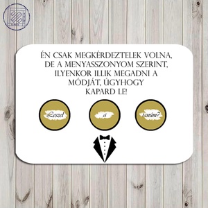 Kaparós képeslap felkérésekhez, tanú felkérésére, férfiak felkérésére, férfi felkérő, groom - Meska.hu