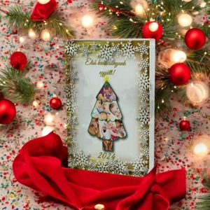 Karácsonyi saját fényképes fotókristaly , Karácsony, Karácsonyi lakásdekoráció, Karácsonyi lakásdíszek, Fotó, grafika, rajz, illusztráció, MESKA