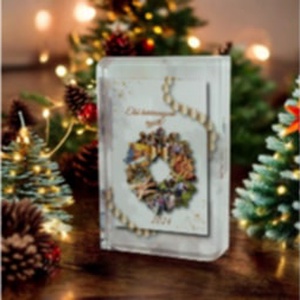 Karácsonyi saját fényképes fotókristaly , Karácsony, Karácsonyi lakásdekoráció, Karácsonyi lakásdíszek, Fotó, grafika, rajz, illusztráció, MESKA