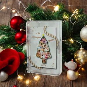 Karácsonyi saját fényképes fotókristaly , Karácsony, Karácsonyi lakásdekoráció, Karácsonyi lakásdíszek, Fotó, grafika, rajz, illusztráció, MESKA