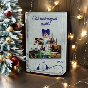 Karácsonyi saját fényképes fotókristaly , Karácsony, Karácsonyi lakásdekoráció, Karácsonyi lakásdíszek, Fotó, grafika, rajz, illusztráció, MESKA