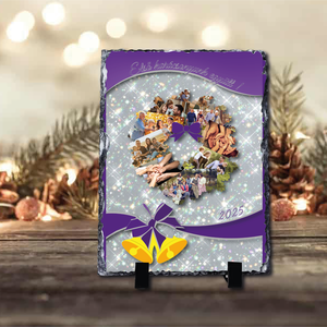 Karácsonyi saját fényképes fotókő , Otthon & Életmód, Dekoráció, Asztal és polc dekoráció, Asztaldísz, , MESKA