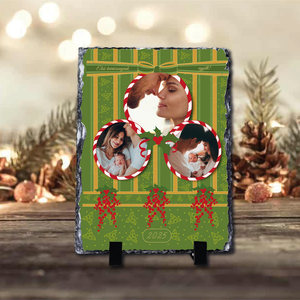 Karácsonyi saját fényképes fotókő  - Meska.hu