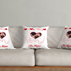 Be mine kéz esküvői párna  - művészet - grafika & illusztráció - digitális - Meska.hu