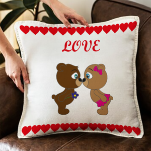 Macis szives párna  - otthon & életmód - lakástextil - párna & párnahuzat - Meska.hu