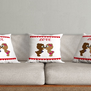 Macis szives párna  - otthon & életmód - lakástextil - párna & párnahuzat - Meska.hu