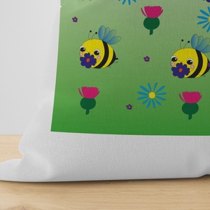  Méhecskés ovis párna  - otthon & életmód - lakástextil - párna & párnahuzat - Meska.hu