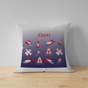  Űrhajós ovis párna , Otthon & Életmód, Lakástextil, Párna & Párnahuzat, Fotó, grafika, rajz, illusztráció, MESKA