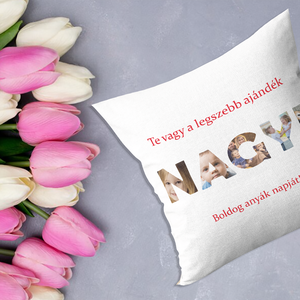 Anyák-napi fényképes párna (NAGYI) - Meska.hu