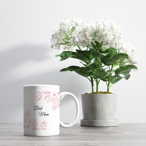 Anyák napi, piros  virágos kávés bögre, Otthon & Életmód, Konyhafelszerelés, tálalás, Tálalás, Bögre & Csésze, Fotó, grafika, rajz, illusztráció, MESKA